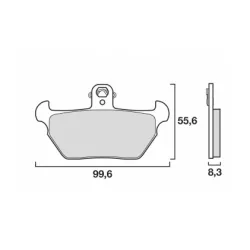 Τακάκια μοτοσυκλέτας BREMBO 07BB22SA