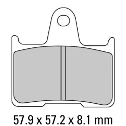 Τακάκια μοτοσυκλέτας FERODO FDB2111ST Τακάκια μοτοσυκλέτας FERODO FDB2111ST