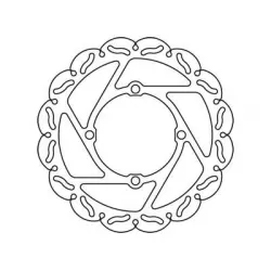 Δισκόπλακα εμπρός TRW-LUCAS MST307RAC