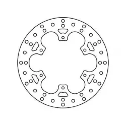 Πίσω δισκόπλακα μοτοσυκλέτας TRW-LUCAS MST342 Πίσω δισκόπλακα μοτοσυκλέτας TRW-LUCAS MST342
