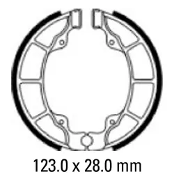 Πίσω τακάκια μοτοσυκλέτας FERODO FSB966 Πίσω τακάκια μοτοσυκλέτας FERODO FSB966
