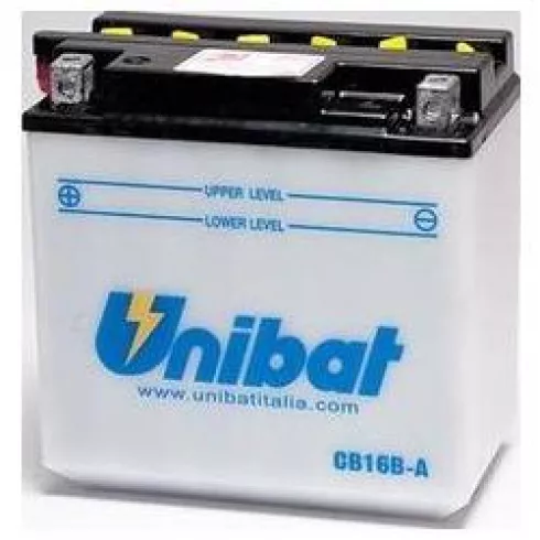 Μπαταρία μοτοσυκλέτας Unibat 16 Ah, 12 V - CB16B-A Μπαταρία μοτοσυκλέτας Unibat 16 Ah, 12 V - CB16B-A