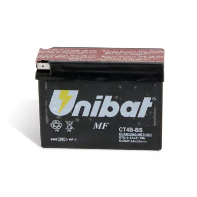 Μπαταρία μοτοσυκλέτας Unibat 2.3 Ah, 12 V - CT4B-BS