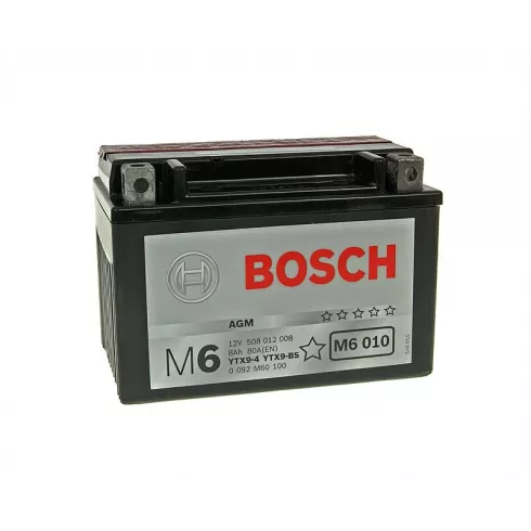 Μπαταρία μοτοσυκλέτας BOSCH М6 YTX9-BS Μπαταρία μοτοσυκλέτας BOSCH М6 YTX9-BS