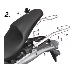 Σχάρα για κεντρική βαλίτσα SHAD H0HR67ST Σχάρα για κεντρική βαλίτσα SHAD H0HR67ST