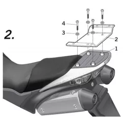 Σχάρα για κεντρική βαλίτσα SHAD H0VF82ST