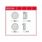 Τακάκια μοτοσυκλέτας TRW MCB504 thumb