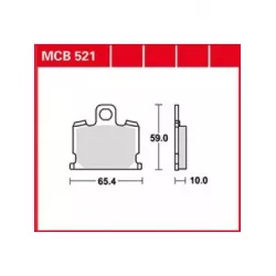 Τακάκια μοτοσυκλέτας TRW MCB521