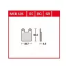 Τακάκια μοτοσυκλέτας TRW MCB535SR