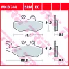 Τακάκια μοτοσυκλέτας TRW MCB744SRM