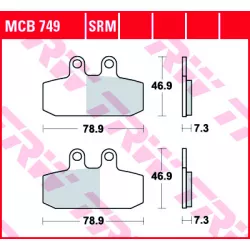 Τακάκια μοτοσυκλέτας TRW MCB749SRM