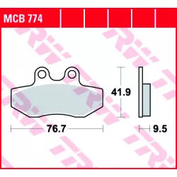 Τακάκια μοτοσυκλέτας TRW MCB774
