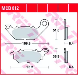 Τακάκια μοτοσυκλέτας TRW MCB812