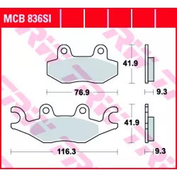 Τακάκια μοτοσυκλέτας TRW MCB836SI