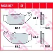 Τακάκια μοτοσυκλέτας TRW MCB867SI thumb