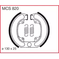 Τακάκια μοτοσυκλέτας TRW MCS820 Τακάκια μοτοσυκλέτας TRW MCS820