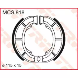 Τακάκια μοτοσυκλέτας TRW MCS818 Τακάκια μοτοσυκλέτας TRW MCS818