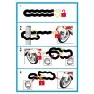 Αντικλεπτική αλυσίδα με κλειδαριά LAMPA C-LOCK 150R 90632 thumb