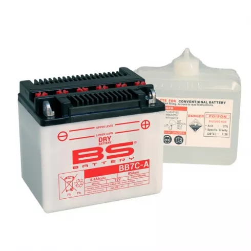 Μπαταρία μοτοσυκλέτας BS 12V - BB7C-A Μπαταρία μοτοσυκλέτας BS 12V - BB7C-A