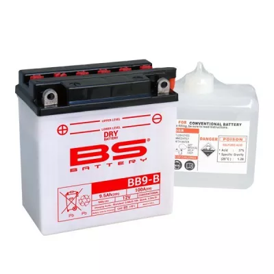 Μπαταρία μοτοσυκλέτας BS 12V - BB9-B