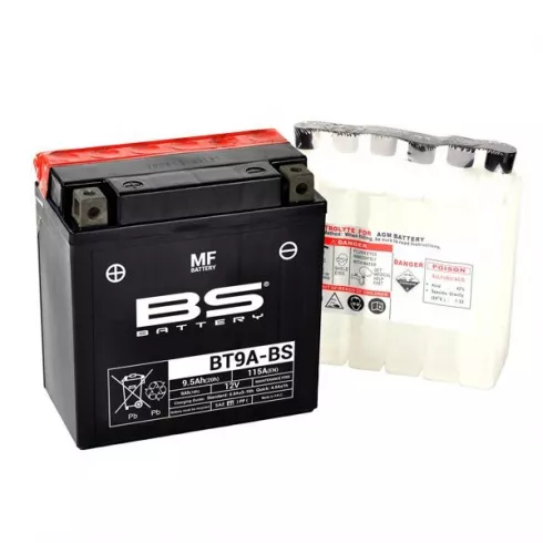 Μπαταρία μοτοσυκλέτας BS 12V - BT9A-BS Μπαταρία μοτοσυκλέτας BS 12V - BT9A-BS