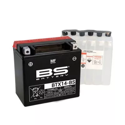 Μπαταρία μοτοσυκλέτας BS 12V - BTX14-BS