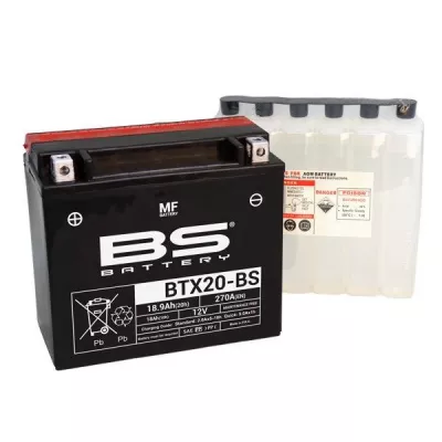 Μπαταρία μοτοσυκλέτας BS 12V - BTX20-BS