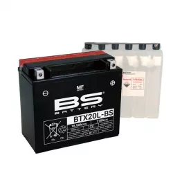 Μπαταρία μοτοσυκλέτας BS 12V - BTX20L-BS Μπαταρία μοτοσυκλέτας BS 12V - BTX20L-BS