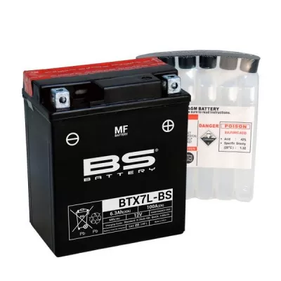 Μπαταρία μοτοσυκλέτας BS 12V - BTX7L-BS