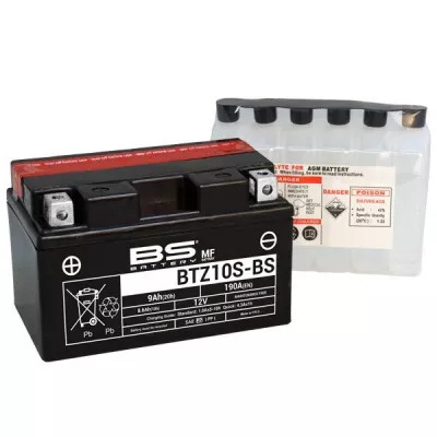 Μπαταρία μοτοσυκλέτας BS 12V - BTZ10S-BS