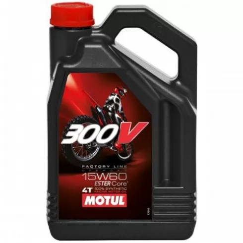 Λάδι μηχανής MOTUL 300V 4T 15W-60 - 4 λίτρα Λάδι μηχανής MOTUL 300V 4T 15W-60 - 4 λίτρα