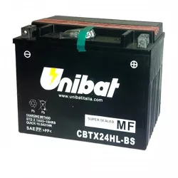 Μπαταρία μοτοσυκλέτας Unibat 21 Ah, 12 V - CBTX24HL-BS Μπαταρία μοτοσυκλέτας Unibat 21 Ah, 12 V - CBTX24HL-BS