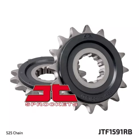 Γρανάζι κίνησης εμπρός JTF1591.16RB με αντικραδασμικό λάστιχο Γρανάζι κίνησης εμπρός JTF1591.16RB με αντικραδασμικό λάστιχο