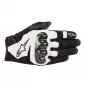 Γάντια μοτοσυκλέτας ALPINESTARS SMX-1 AIR V2 ΛΕΥΚΑ/ΜΑΥΡΑ thumb