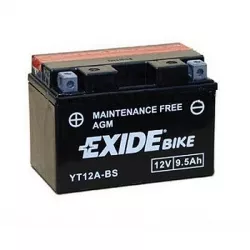 Μπαταρία μοτοσυκλέτας EXIDE 12V - YT12A-BS Μπαταρία μοτοσυκλέτας EXIDE 12V - YT12A-BS