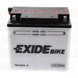 Μπαταρία μοτοσυκλέτας EXIDE 12V - Y60-N24L-A Μπαταρία μοτοσυκλέτας EXIDE 12V - Y60-N24L-A