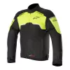 Μπουφάν μηχανής ALPINESTARS HYPER DRYSTAR BLACK/YELLOW FLUO