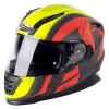 Κράνος μοτοσυκλέτας NITRO NRS-01 PURSUIT SATBLK/RED/SYEL Κράνος μοτοσυκλέτας NITRO NRS-01 PURSUIT SATBLK/RED/SYEL