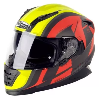 Κράνος μοτοσυκλέτας NITRO NRS-01 PURSUIT SATBLK/RED/SYEL