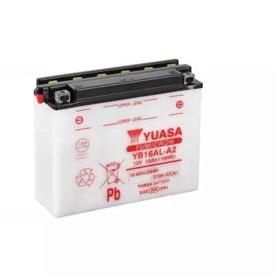 Μπαταρία μοτοσυκλέτας YUASA 12V - YB16AL-A2 YUASA