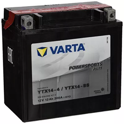 Μπαταρία μοτοσυκλέτας VARTA 12V - YTX14-BS VARTA FUN