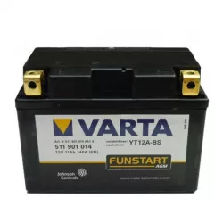 Μπαταρία μοτοσυκλέτας VARTA 12V - YT12A-BS VARTA FUN Μπαταρία μοτοσυκλέτας VARTA 12V - YT12A-BS VARTA FUN