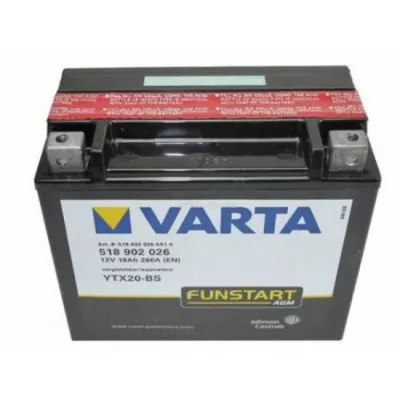 Μπαταρία μοτοσυκλέτας VARTA 12V - YTX20-BS VARTA FUN