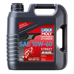 Λάδι μηχανής LIQUI MOLY SAE 10W-60 STREET RACE - 4 λίτρα