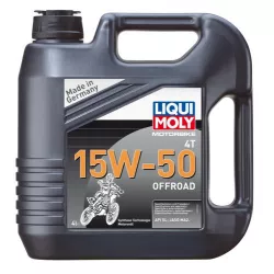 Λάδι μηχανής LIQUI MOLY 15W-50 4T OFFROAD - 4 λίτρα