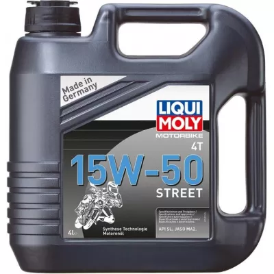 Ημισυνθετικό λάδι μηχανής LIQUI MOLY SAE 15W-50 STREET - 4 λίτρα