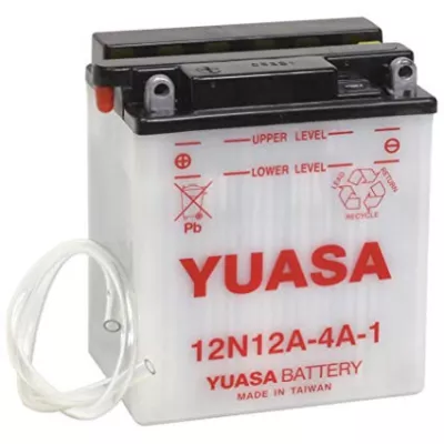 Μπαταρία μοτοσυκλέτας YUASA 12V - 12N12A-4A-1 YUASA