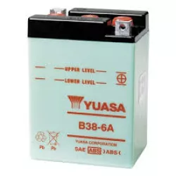 Μπαταρία μοτοσυκλέτας YUASA 6V - B38-6A YUASA Μπαταρία μοτοσυκλέτας YUASA 6V - B38-6A YUASA