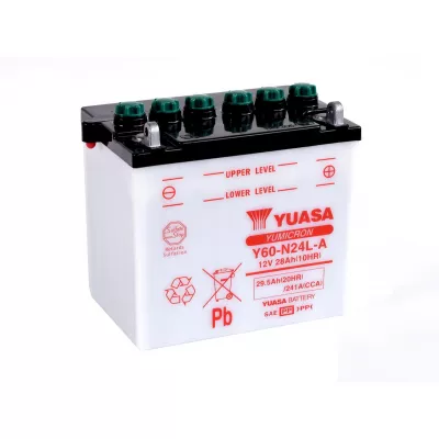 Μπαταρία μοτοσυκλέτας YUASA 12V - Y60-N24L-A YUASA