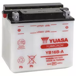 Μπαταρία μοτοσυκλέτας YUASA 12V - YB16B-A YUASA Μπαταρία μοτοσυκλέτας YUASA 12V - YB16B-A YUASA